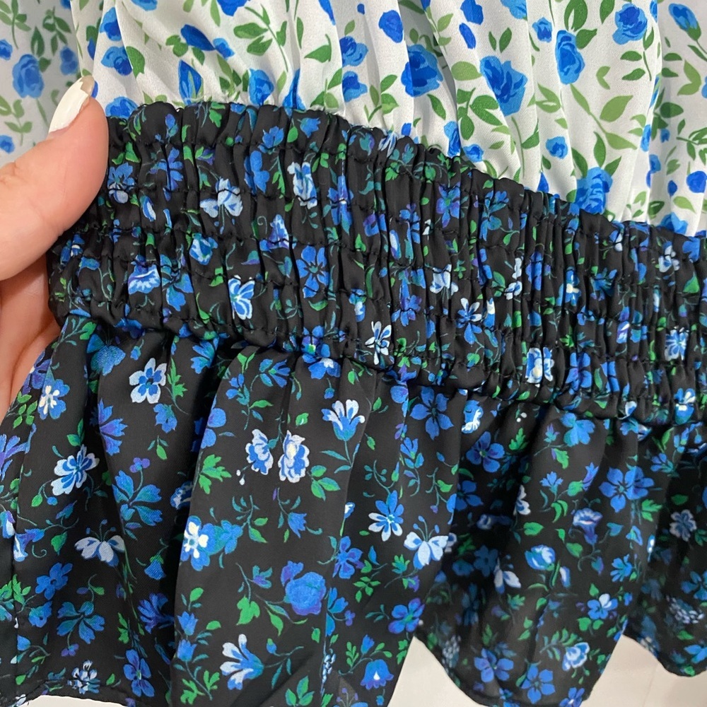 Zara | Cropped Floral Blouse - Picture 9 of 11